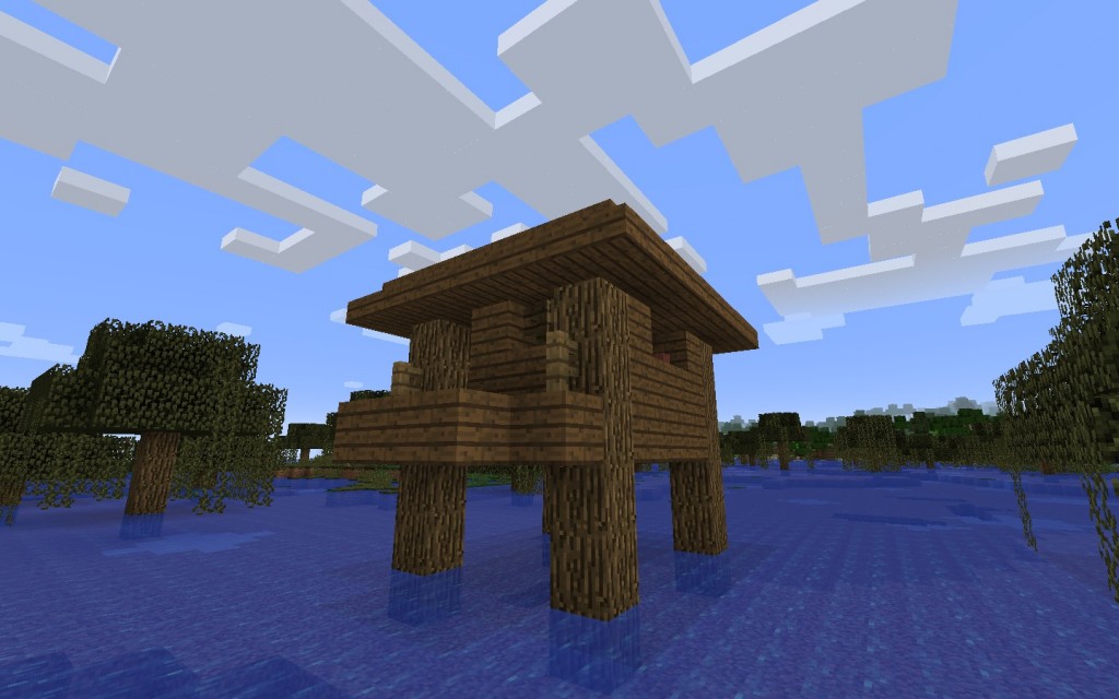 Witch Hut in the Swamp Seed for Minecraft 1.8.0/1.7.10 | MinecraftGames
