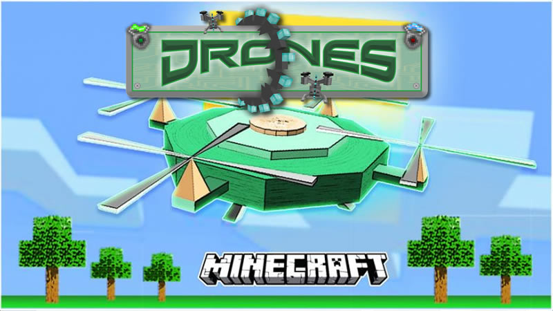 Drones Mod For Minecraft 1 12 2 1 11 2 1 10 2 Minecraftgames Co Uk
