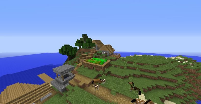 Beautiful Island Village Seed For Minecraft 1 12 2 Minecraftgames Co Uk