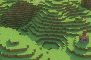 Minecraft Landscape Wallpaper 2560x1600