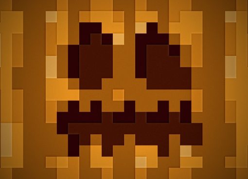 Minecraft Pumpkin Halloween Wallpaper 1920x1080