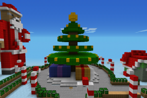Christmas Steve Minecraft Wallpaper