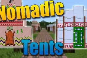 Nomadic Tents Mod for Minecraft