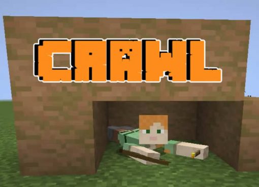 Crawl mod for Minecraft