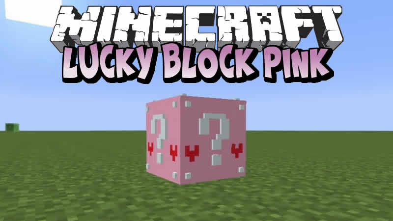 Lucky Block Pink Mod for Minecraft