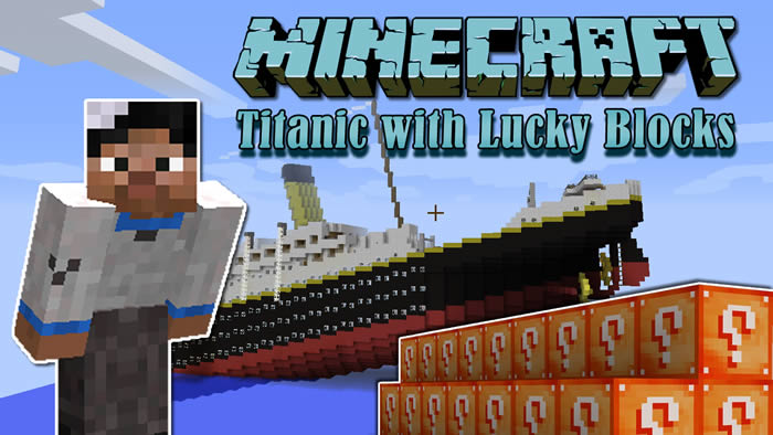 Minecraft Noob: Titanic With Lucky Blocks