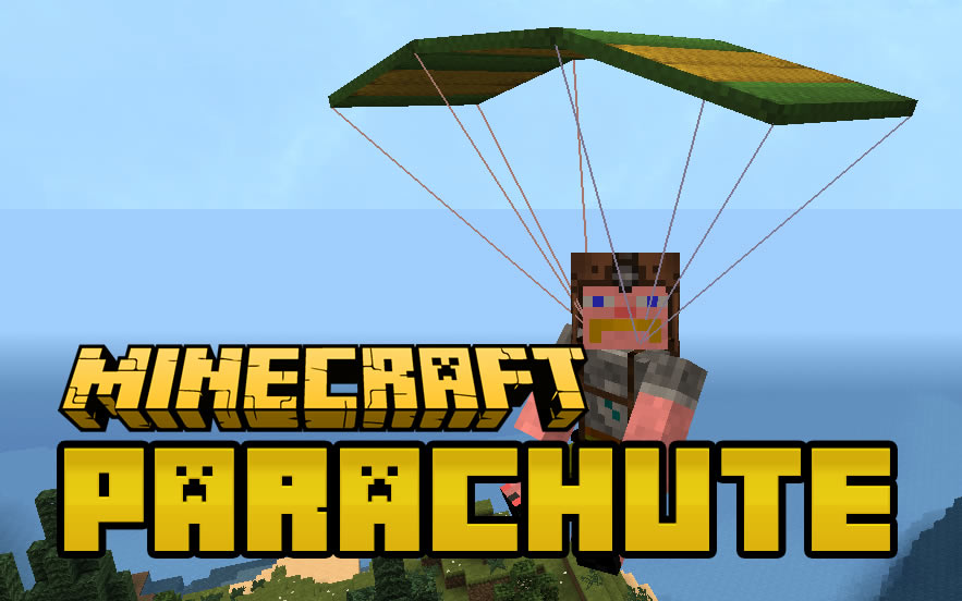 Parachute Mod for Minecraft 1.14.4/1.12.2/1.10.2/1.7.10