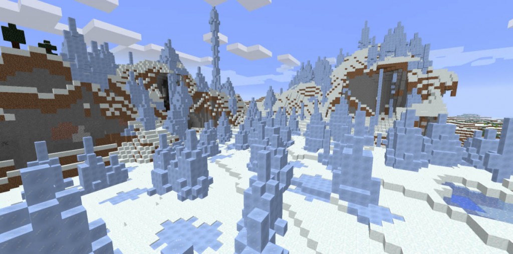 Winter Wonderland [Igloos and Ice Spikes] Minecraft 1.13.2/1.10.2 Seed
