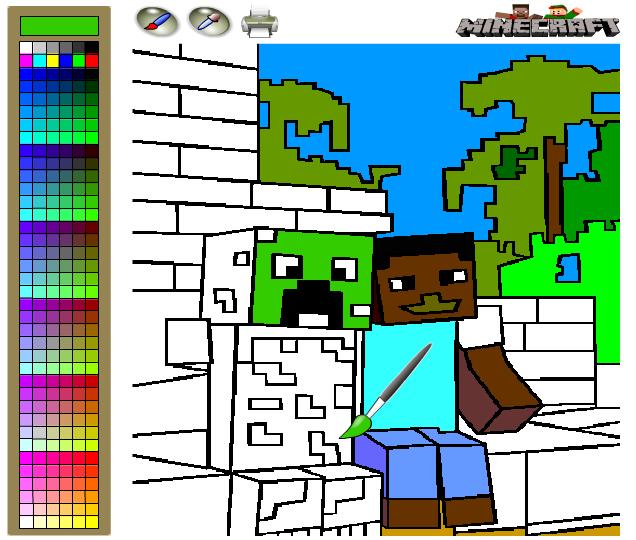 Minecraft Coloring
