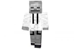 Skeleton Halloween skin for Minecraft