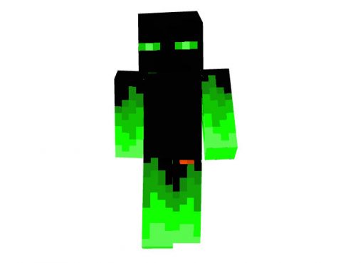 Green Fire Endy Minecraft Skin