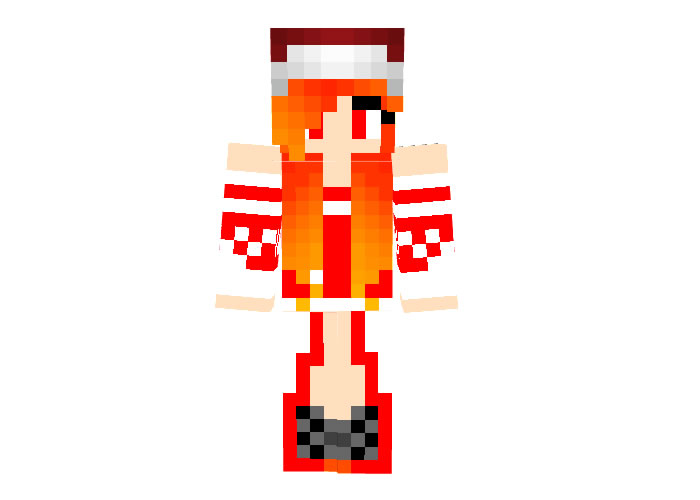 LoK_228 Girl Minecraft Christmas Skin [64x32] MinecraftGames.co.uk