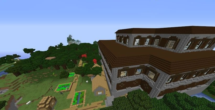Mansion in the Middle of the Village Seed