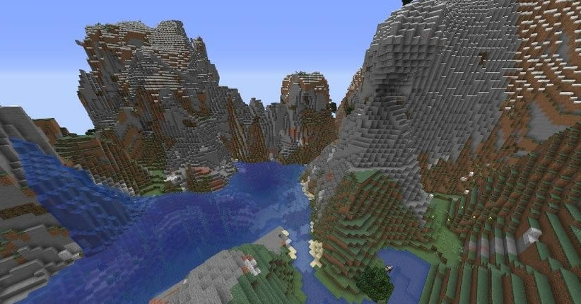 Mountain Lake Seed Screenshot