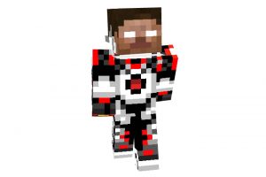 Robot Steve Red Skin for Minecraft