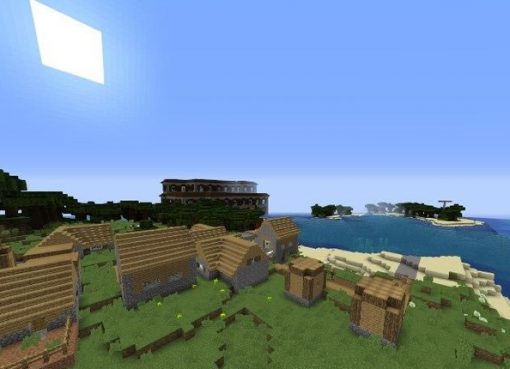 Village And Mansion By The Sea Seed