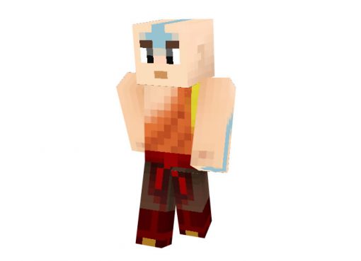 Avatar Aang Skin for Minecraft