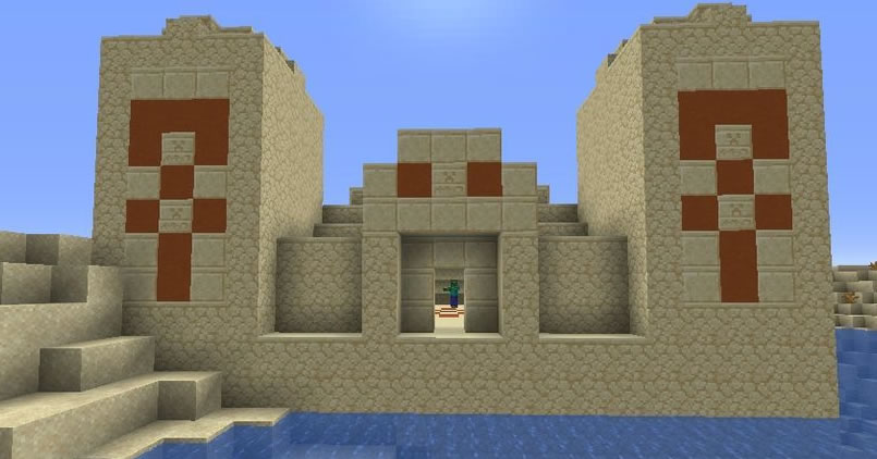 Deserted Island With A Ship And Temples Seed Screenshot 2