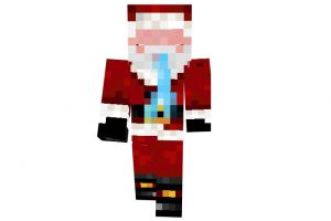 Electroboy Minecraft Christmas Skin (Santa Claus)