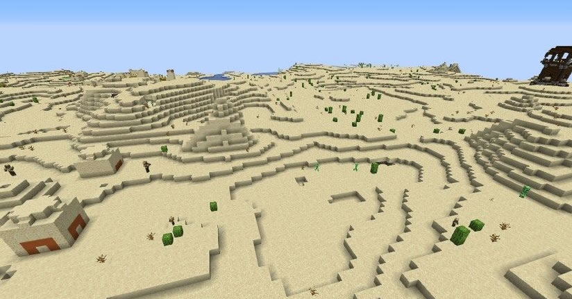 Incredible Desert Minecraft 1.14.4 Seed
