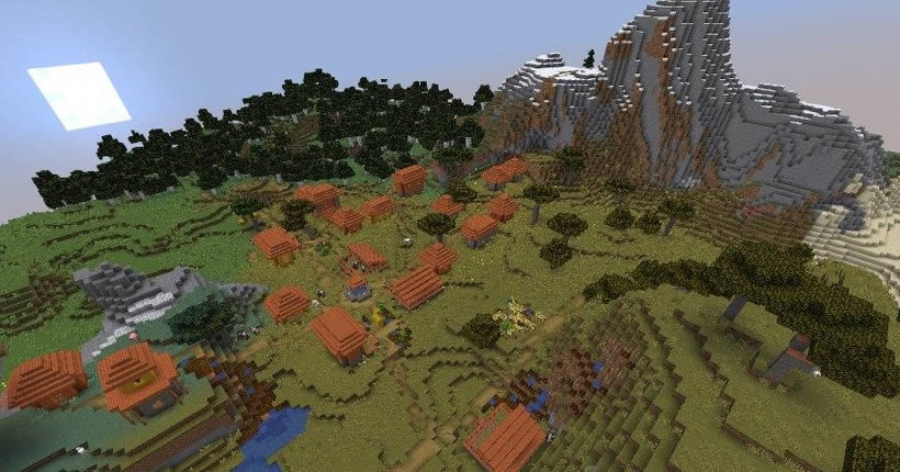 Mansion and Four Villages Seed Screenshot