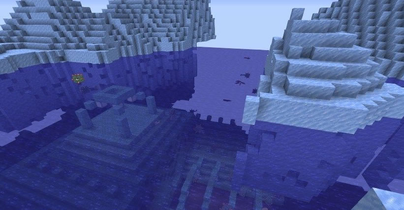 Underwater Fortress Among Icebergs Seed Screenshot 2