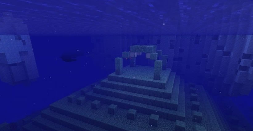 Underwater Fortress Among Icebergs Seed 1.14.4