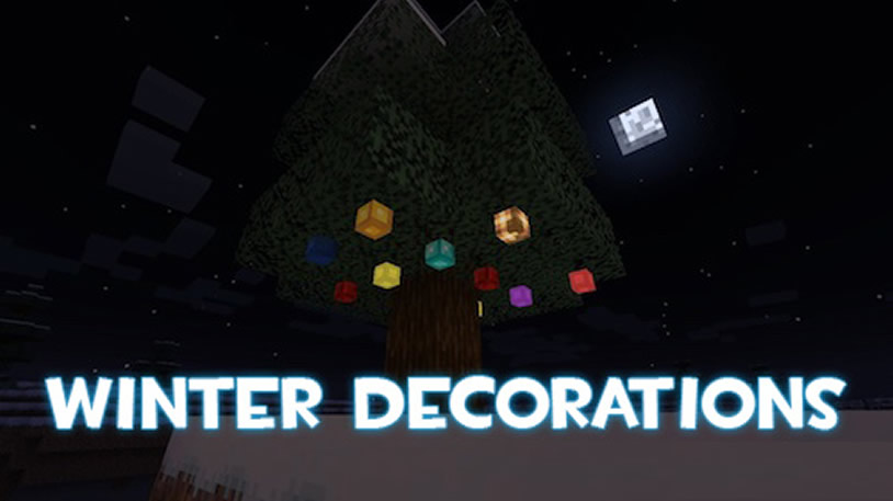 Winter Decorations Mod for Minecraft 1.14.4