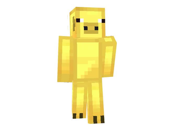 Gold Pig Skin | Minecraft Animal Skins Download