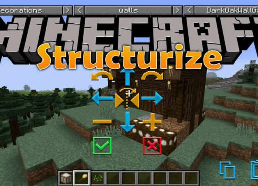 Structurize Mod for Minecraft