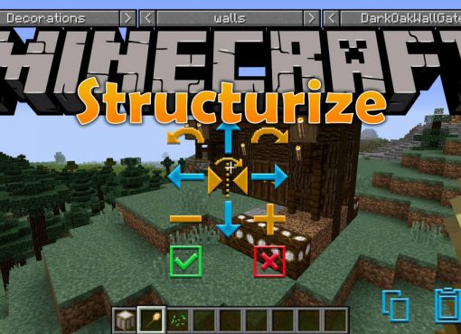 Structurize Mod for Minecraft