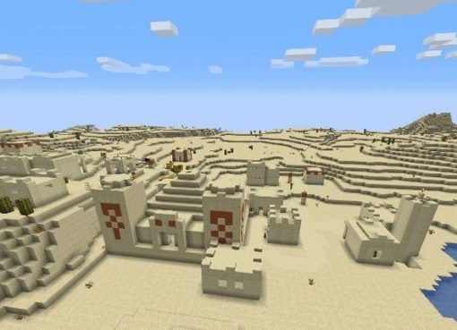 Two Desert Villages and Temple Seed 1.15.x/1.14.x