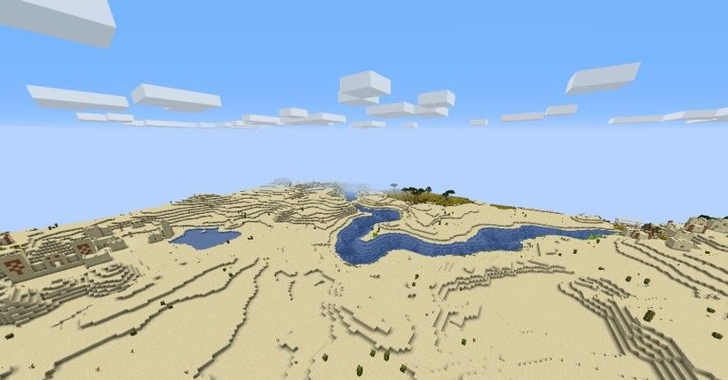 Two Desert Villages and Temple Seed Screenshot 2