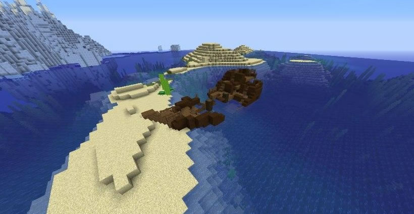 Village With Underwater Ruins Seed Screenshot 2
