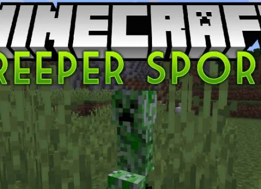Creeper Spores Mod for Minecraft