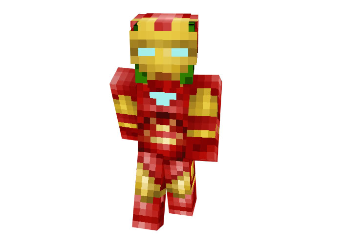 Crepeer Tark (Iron Man) Skin for Minecraft