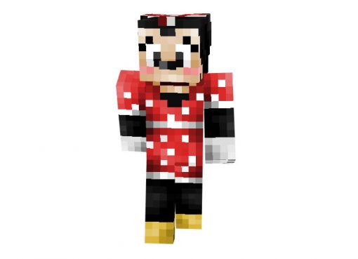 Minnie Mouse Skin for Minecraft