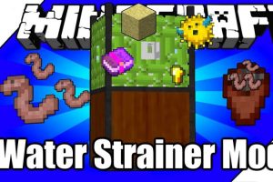 Water Strainer Mod for Minecraft