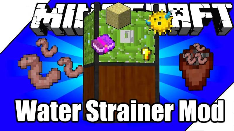 Water Strainer Mod for Minecraft