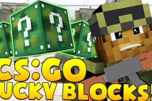 CS:GO Lucky Block Mod for Minecraft