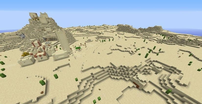 Desert Village and Pillager Outpost Seed Screenshot 2