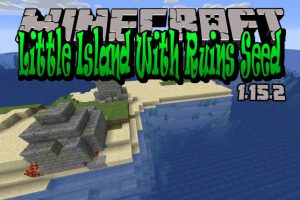 Little Island With Ruins Seed for Minecraft 1.15.2