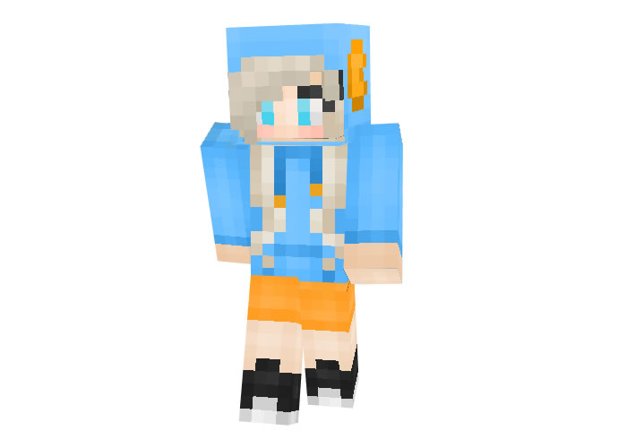 Mudkip Girl | Minecraft Skins