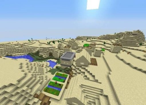 Six Villages and Two Desert Temples Seed for Minecraft 1.12.2