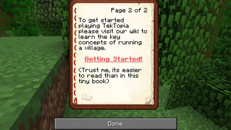 TekTopia Information Mod Screenshot 2