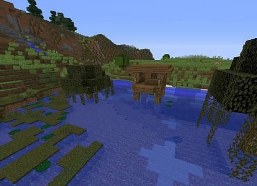 Witch's Hut and Village Seed for Minecraft 1.12.2