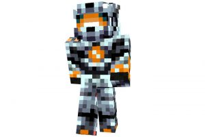 Orange Halo Skin for Minecraft