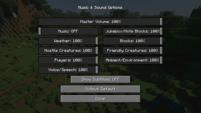 Sound Device Options Mod Screenshot
