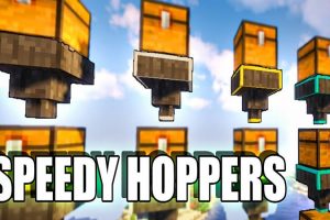 Speedy Hoppers Mod for Minecraft