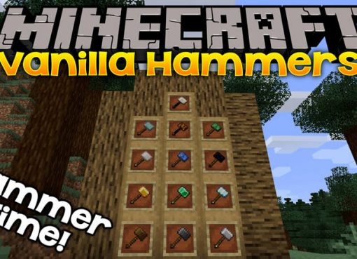 Vanilla Hammers Mod for Minecraft